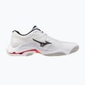 Volleyball shoes Mizuno Wave Lightning Elite white/black/fiery red 2