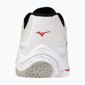Volleyball shoes Mizuno Wave Lightning Elite white/black/fiery red 3