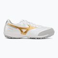 Football boots Mizuno Morelia Sala Pro TF white/football gold/galaxy silver 2