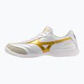 Football boots Mizuno Morelia Sala Elite IN white/football gold/galaxy sil