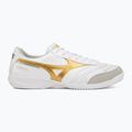 Football boots Mizuno Morelia Sala Elite IN white/football gold/galaxy sil 2