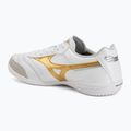 Football boots Mizuno Morelia Sala Elite IN white/football gold/galaxy sil 3