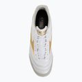 Football boots Mizuno Morelia Sala Elite IN white/football gold/galaxy sil 5