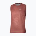 Men's running top Mizuno Core Graphic Sleeveless copper brown