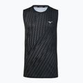 Men's running top Mizuno Core Graphic Sleeveless black/gray