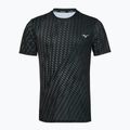 Men's running top Mizuno Core Graphic Tee black/gray