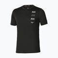 Men's running shirt Mizuno Core Run Short Sleeve Tee black