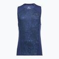Men's running top Mizuno Active DryAeroFlow Graphic Tank Top estate blue