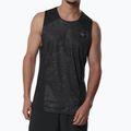Men's running top Mizuno Active DryAeroFlow Graphic Tank Top black/gray