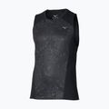 Men's running top Mizuno Active DryAeroFlow Graphic Tank Top black/gray 2