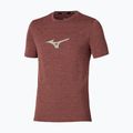 Men's running top Mizuno Core Runbird Tee copper brown