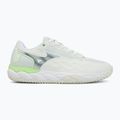 Women's padel shoes Mizuno Wave Enforce Court Padel phantom green/white/glowing ap 2
