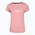 Women's running top Mizuno Core Runbird Tee rose elegance