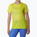 Women's running top Mizuno Core Graphic Tee lightning yellow