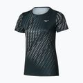 Women's running top Mizuno Core Graphic Tee black/gray