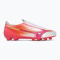 Football boots Mizuno Alpha III Japan FG white/fuchsia purple 2