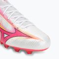 Football boots Mizuno Alpha III Japan FG white/fuchsia purple 7