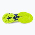 Volleyball shoes Mizuno Wave Lightning Pro Mid white/lighting yellow/dazzling blue 4