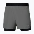 Men's running shorts Mizuno Core 5.5 Inches 2in1 lava smoke 2