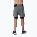 Men's running shorts Mizuno Trail Multipocket 2in1 lava smoke 2