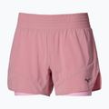 Women's running shorts Mizuno Active 2in1 4.5 rose elegance 2