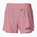 Women's running shorts Mizuno Active 2in1 4.5 rose elegance 3