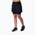 Women's running shorts Mizuno Trail Multipocket 2in1 black