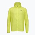 Men's running jacket Mizuno Tech Light Hooded lightning yellow