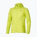 Men's running jacket Mizuno Tech Light Hooded lightning yellow
