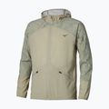 Men's running jacket Mizuno Active Alpha Hooded elm
