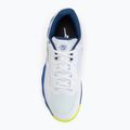 Men's tennis shoes Mizuno Wave Enforce Court AC white/dazzling blue/ lightning 5