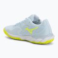Women's tennis shoes Mizuno Wave Enforce Court CC W ice water/lightning yellow/ancient 3