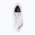Women's tennis shoes Mizuno Wave Exceed Court CC W white/pinkesque/barbados cherr 5