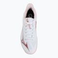 Women's tennis shoes Mizuno Wave Exceed Court CC W white/pinkesque/barbados cherr 5