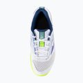 Men's tennis shoes Mizuno Break Shot 5 CC white/dazzling blue/ lightning 5