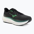 Men's running shoes Mizuno Wave Sky 9 black/goblin green/alpine green