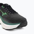 Men's running shoes Mizuno Wave Sky 9 black/goblin green/alpine green 7