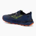 Men's running shoes Mizuno Wave Daichi 9 estate blue/lightning yellow 3