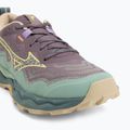 Women's running shoes Mizuno Wave Daichi 9 granite green/fortune yellow 7