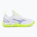 Volleyball shoes Mizuno Wave Luminous 3 white/lightning yellow/dazzling blue 2