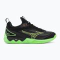 Volleyball shoes Mizuno Wave Luminous 3 black/glowing apple/mandarin orange 2