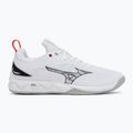 Volleyball shoes Mizuno Wave Luminous 3 white/black/fiery red 2