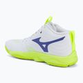 Volleyball shoes Mizuno Wave Momentum Elite Mid white/lightning yellow/dazzling blue 3