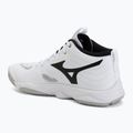Volleyball shoes Mizuno Wave Momentum Elite Mid white/black/fiery red 3
