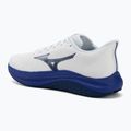 Men's running shoes Mizuno Fortrush white/estate blue/lightning yellow 3