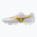 Football boots Mizuno Morelia II Japan FG white/football gold/galaxy silver