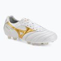 Football boots Mizuno Morelia II Japan FG white/football gold/galaxy silver