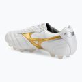 Football boots Mizuno Morelia II Japan FG white/football gold/galaxy silver 3
