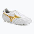 Football boots Mizuno Morelia II Elite FG white/football gold/galaxy silver