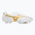 Football boots Mizuno Morelia II Elite FG white/football gold/galaxy silver 2